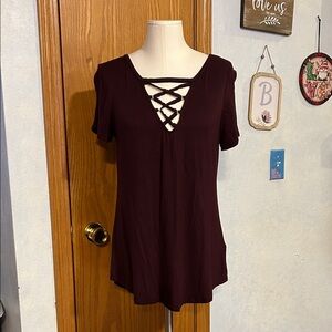 Maurice’s Burgundy Top - Women’s Size Medium